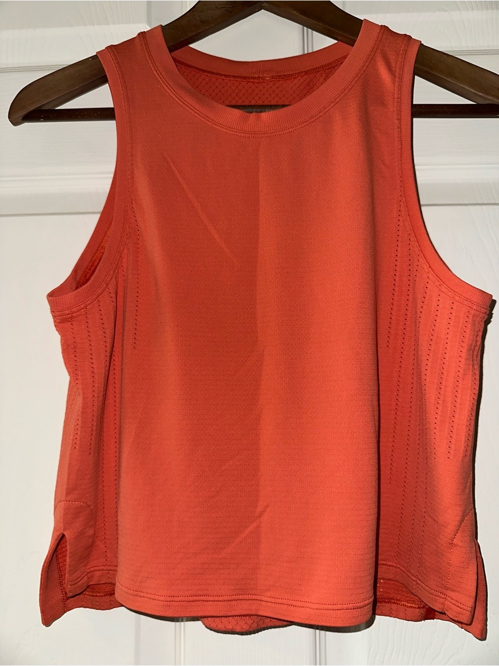 Lululemon Train to Be Tank Top Warm Coral Size 4